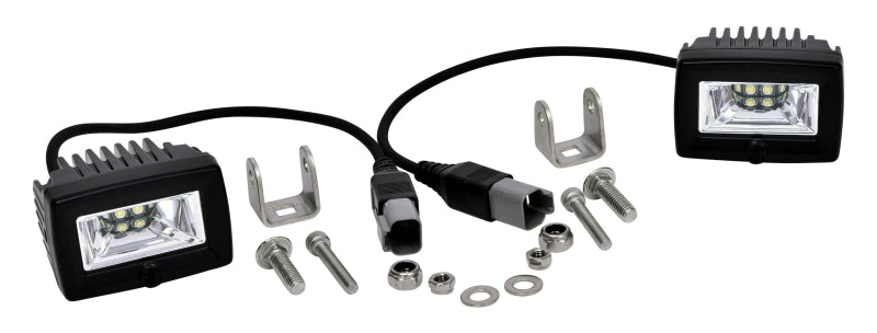 KC HiLiTES C-Series C2 LED 2in. Backup Area Flood Light 20w (Pair Pack System) - Black KC HiLiTES C-Series C2 LED 2in. Backup Area Flood Light 20w (Pair Pack System) - Black