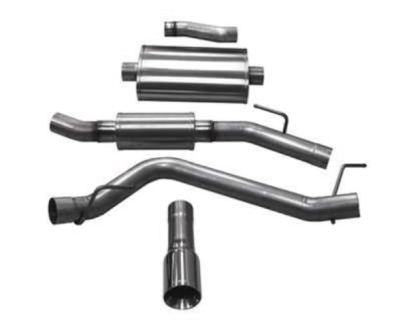 Corsa 2020-2025 Jeep Gladiator JT 3.0in Cat-Back Single Touring Side Exit w/ 4.0in Polished Tip Corsa 2020-2025 Jeep Gladiator JT 3.0in Cat-Back Single Touring Side Exit w/ 4.0in Polished Tip