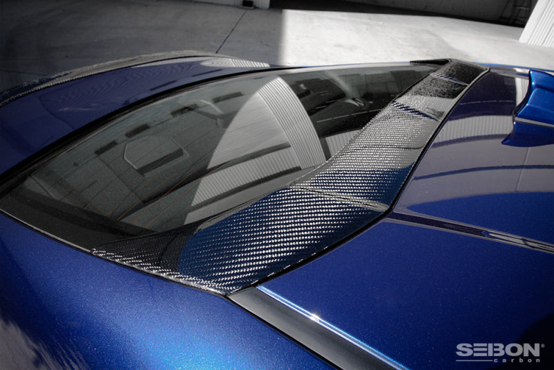 Seibon 12-13 Scion FRS Carbon Fiber Rear Fin Spoiler Seibon 12-13 Scion FRS Carbon Fiber Rear Fin Spoiler