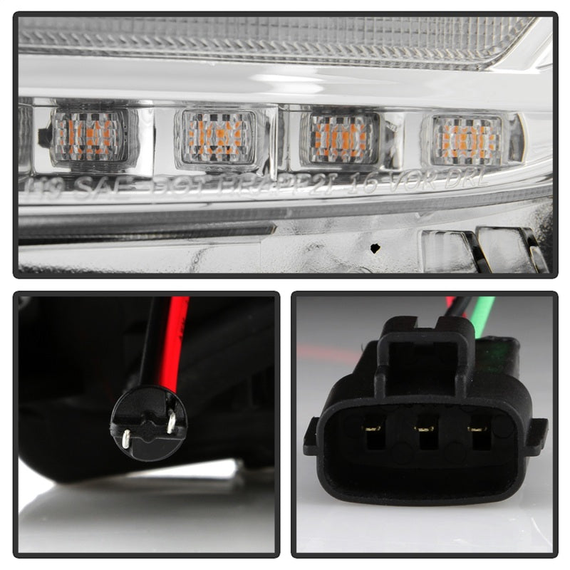 Spyder 16-20 Toyota Tacoma Halogen Model Only High-Power LED Headlights - Chrome PRO-YD-TT16HALAP-C Spyder 16-20 Toyota Tacoma Halogen Model Only High-Power LED Headlights - Chrome PRO-YD-TT16HALAP-C