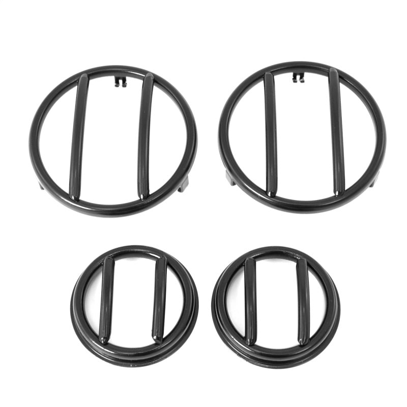 Rugged Ridge 07-18 Jeep Wrangler JK Turn Signal & Side Euro Style Marker Guard Rugged Ridge 07-18 Jeep Wrangler JK Turn Signal & Side Euro Style Marker Guard