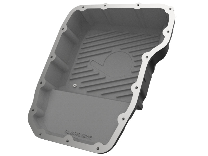 aFe Transmission Pan (Black w/ Machined Fins) 13-19 Dodge Diesel Trucks L6-6.7L (td) aFe Transmission Pan (Black w/ Machined Fins) 13-19 Dodge Diesel Trucks L6-6.7L (td)