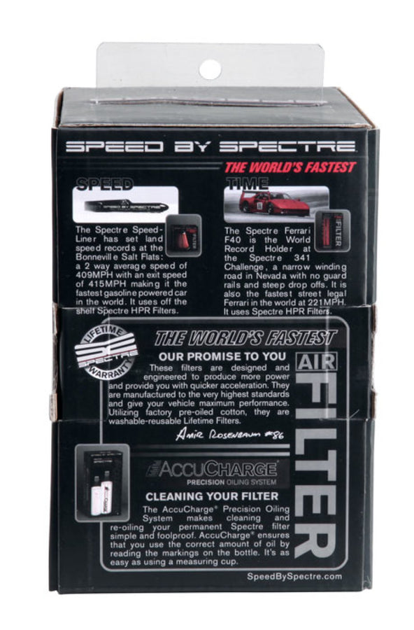 Spectre Adjustable Conical Air Filter 2-1/2in. Tall (Fits 3in. / 3-1/2in. / 4in. Tubes) - Blue Spectre Adjustable Conical Air Filter 2-1/2in. Tall (Fits 3in. / 3-1/2in. / 4in. Tubes) - Blue