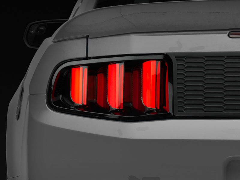 Raxiom 10-12 Ford Mustang Vector V2 LED Tail Lights - Gloss Black Housing (Clear Lens) Raxiom 10-12 Ford Mustang Vector V2 LED Tail Lights - Gloss Black Housing (Clear Lens)