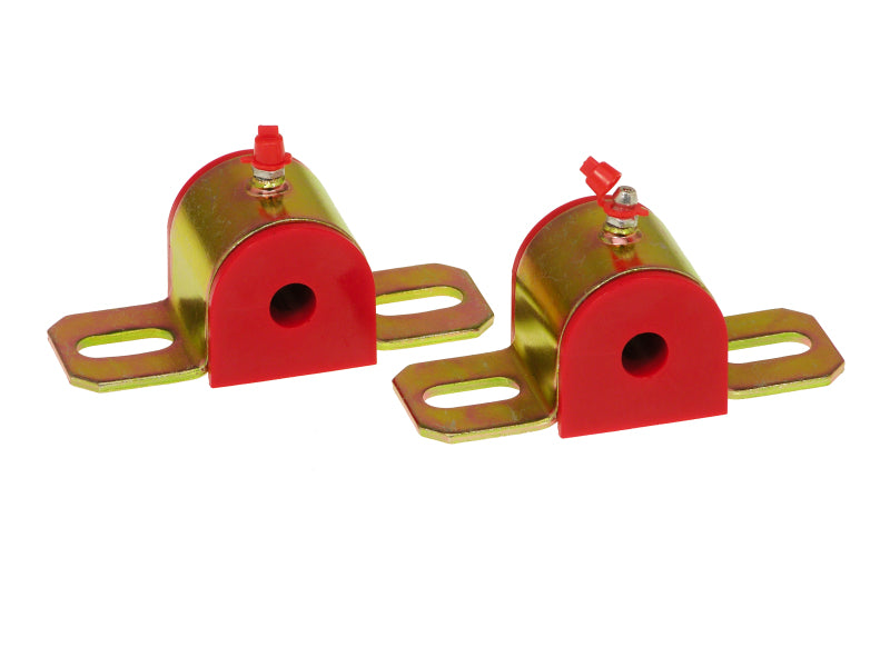 Prothane Universal Greasable Sway Bar Bushings - 1/2in - Type B Bracket - Red Prothane Universal Greasable Sway Bar Bushings - 1/2in - Type B Bracket - Red