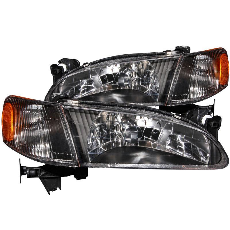 ANZO 1998-2000 Toyota Corolla Crystal Headlights Black ANZO 1998-2000 Toyota Corolla Crystal Headlights Black