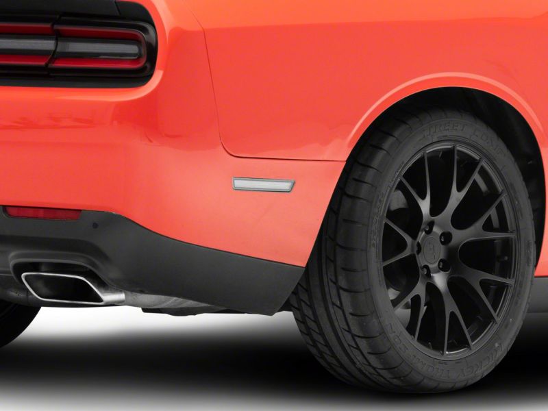 Raxiom 15-23 Dodge Challenger Excluding Widebody Axial Series LED Side Marker Lights- Clear Raxiom 15-23 Dodge Challenger Excluding Widebody Axial Series LED Side Marker Lights- Clear