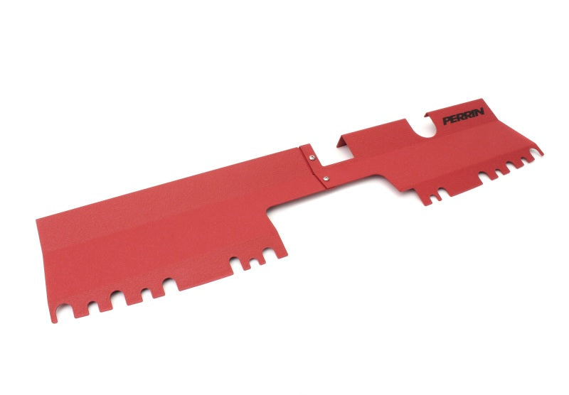 Perrin 15-21 WRX/STI Radiator Shroud (With/Without OEM Intake Scoop) - Red Perrin 15-21 WRX/STI Radiator Shroud (With/Without OEM Intake Scoop) - Red