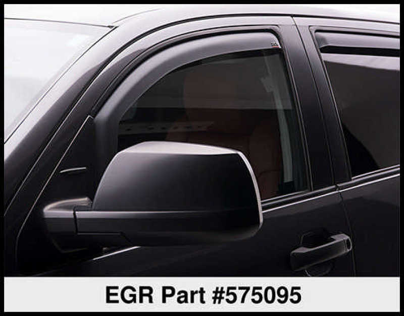 EGR 07-12 Toyota Tundra Dbl Cab In-Channel Window Visors - Set of 4 - Matte EGR 07-12 Toyota Tundra Dbl Cab In-Channel Window Visors - Set of 4 - Matte