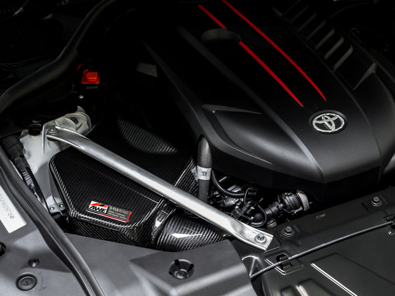 AWE Tuning 2020+ Toyota GR Supra S-FLO Carbon Intake Lid AWE Tuning 2020+ Toyota GR Supra S-FLO Carbon Intake Lid