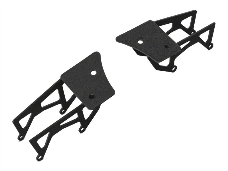 Raxiom 07-18 Jeep Wrangler JK Windshield Mounted Dual Light Brackets Raxiom 07-18 Jeep Wrangler JK Windshield Mounted Dual Light Brackets