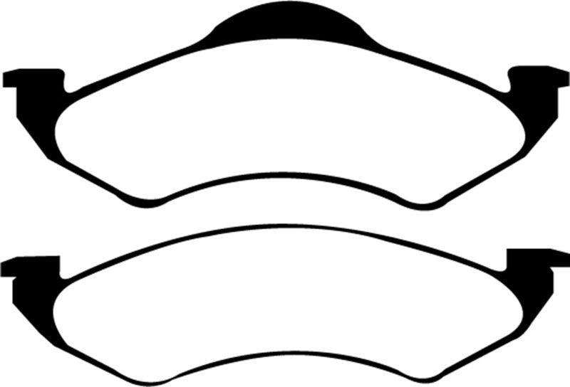 EBC 00-02 Dodge Dakota 2WD 2.5 Greenstuff Front Brake Pads EBC 00-02 Dodge Dakota 2WD 2.5 Greenstuff Front Brake Pads