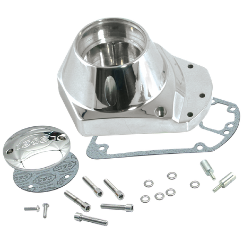 S&S Cycle 73-92 BT Billet Ignition Cover Gearcover - Chrome S&S Cycle 73-92 BT Billet Ignition Cover Gearcover - Chrome