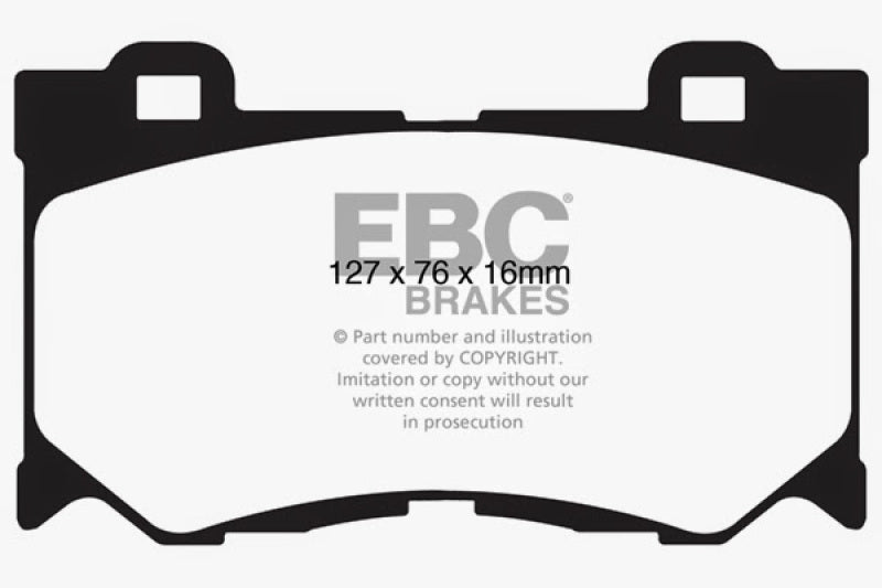 EBC 08-15 Infiniti G37 3.7 Bluestuff Front Brake Pads EBC 08-15 Infiniti G37 3.7 Bluestuff Front Brake Pads