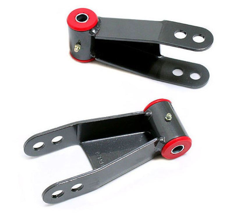 MaxTrac 04-17 Nissan Titan 2WD/4WD 2in Rear Lowering Shackles MaxTrac 04-17 Nissan Titan 2WD/4WD 2in Rear Lowering Shackles