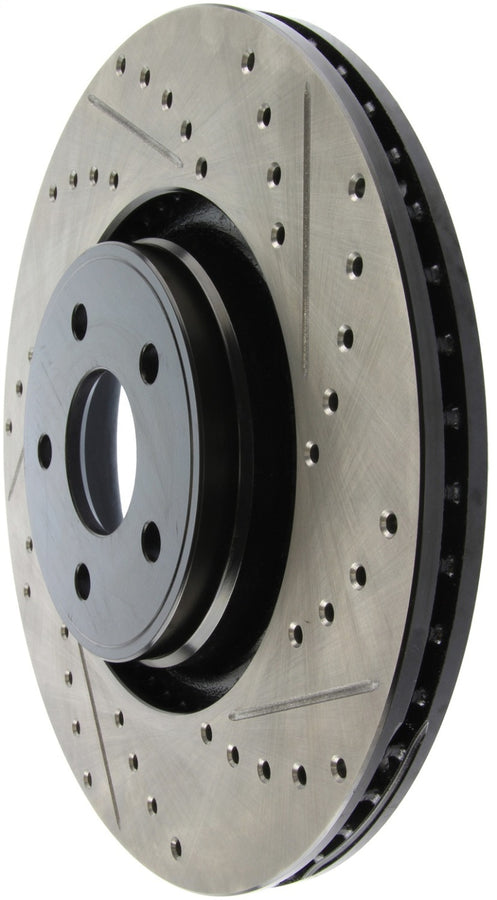 StopTech 14+ Ford Focus ST w/ 335mm Brakes Front Left Slotted & Drilled Rotor StopTech 14+ Ford Focus ST w/ 335mm Brakes Front Left Slotted & Drilled Rotor