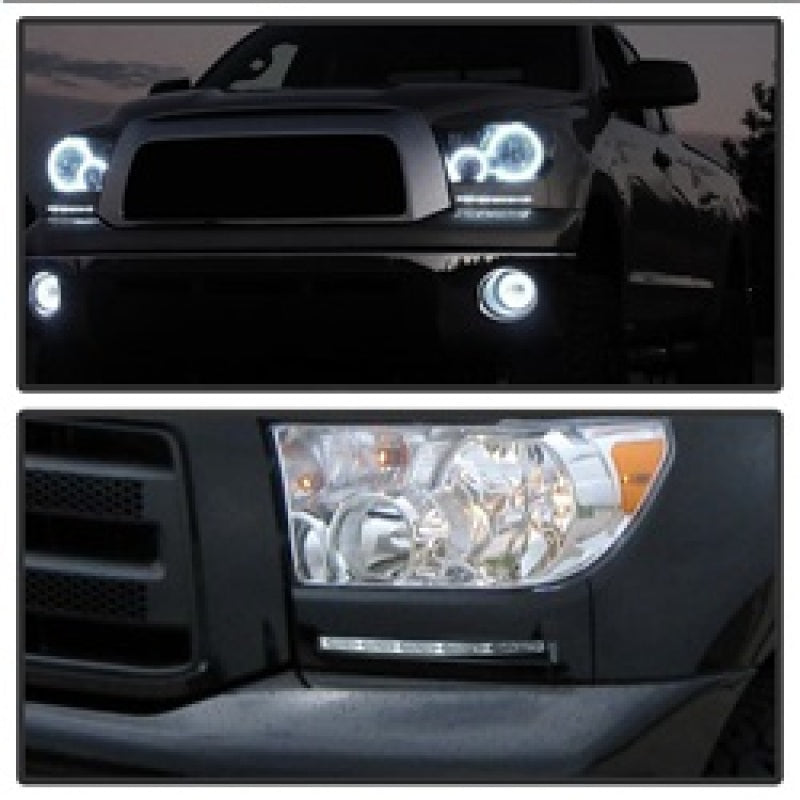 Spyder Toyota Tundra 07-13 Daytime LED Running Lights wo/switch Silver FL-DRL-TTU07-SIL Spyder Toyota Tundra 07-13 Daytime LED Running Lights wo/switch Silver FL-DRL-TTU07-SIL