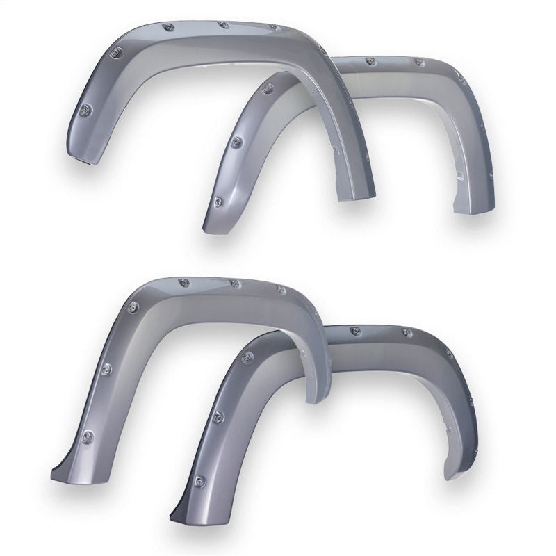 EGR 16+ Toyota Tacoma w/Mudflap Bolt-On Look Color Match Fender Flares - Set - Silver Sky EGR 16+ Toyota Tacoma w/Mudflap Bolt-On Look Color Match Fender Flares - Set - Silver Sky