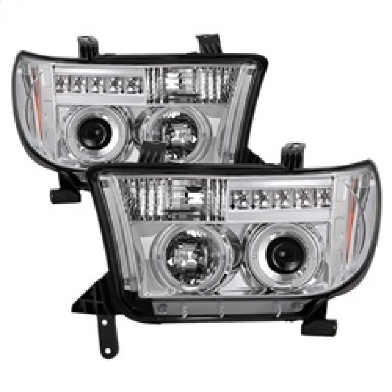 Spyder Toyota Tundra 07-13 Projector Headlights LED Halo LED Chrm PRO-YD-TTU07-HL-C Spyder Toyota Tundra 07-13 Projector Headlights LED Halo LED Chrm PRO-YD-TTU07-HL-C