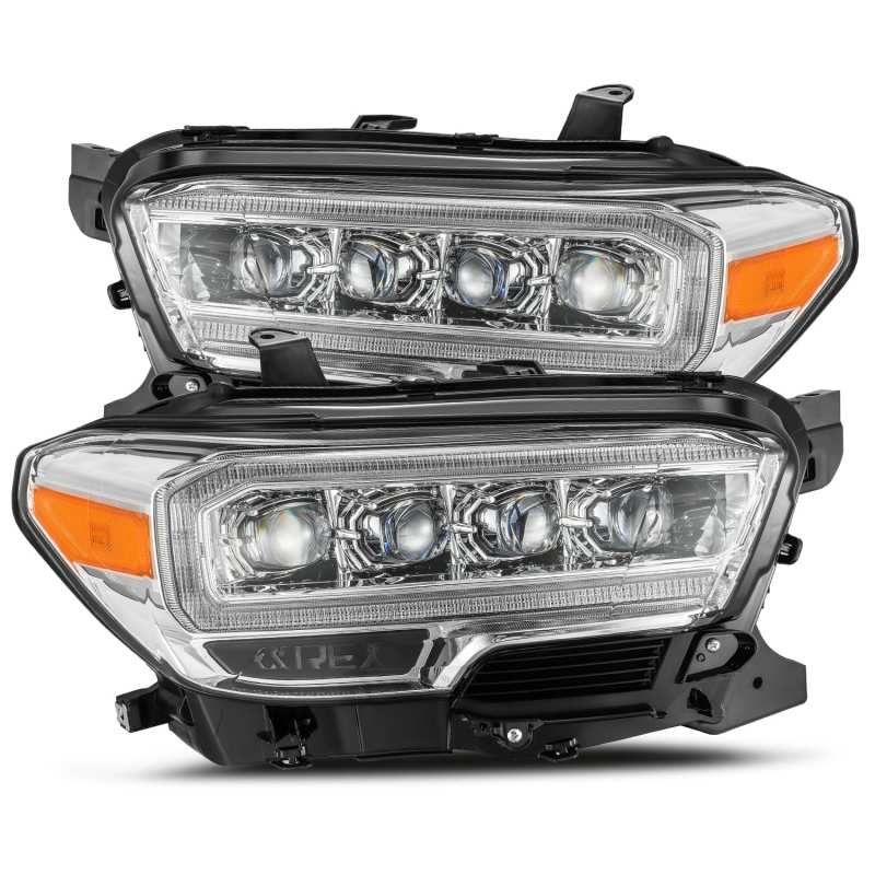 AlphaRex 16-20 Toyota Tacoma NOVA LED Projector Headlights Plank Style Chrome w/Activation Light AlphaRex 16-20 Toyota Tacoma NOVA LED Projector Headlights Plank Style Chrome w/Activation Light