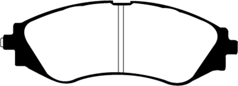 EBC 03-11 Chevrolet Aveo 1.6 Greenstuff Front Brake Pads EBC 03-11 Chevrolet Aveo 1.6 Greenstuff Front Brake Pads