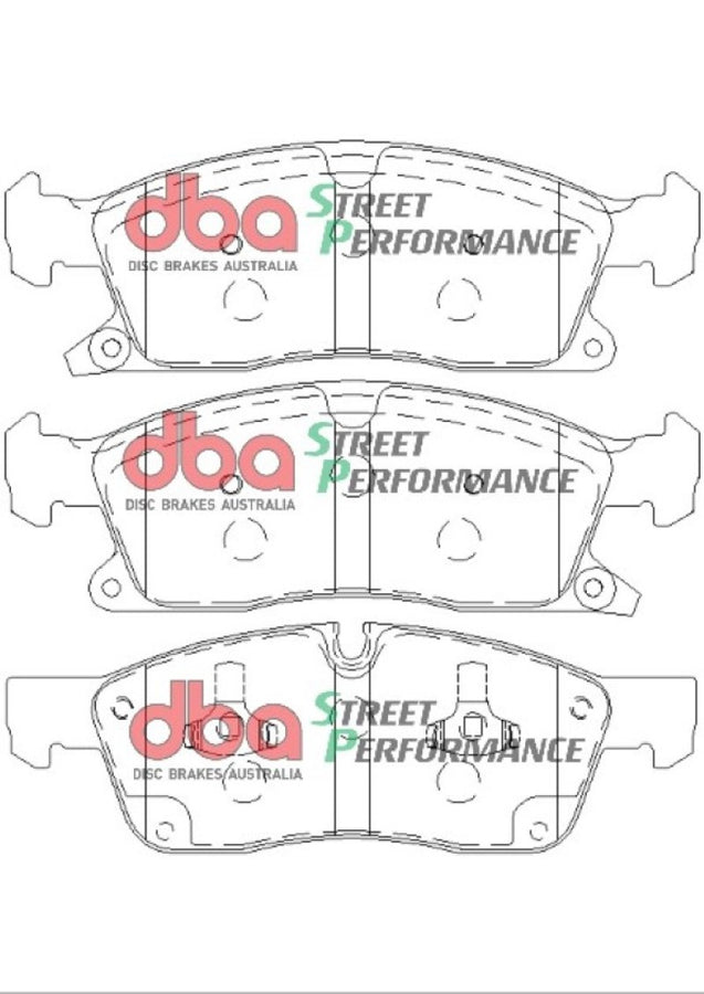 DBA 11-20 Dodge Durango (330mm Front Rotor) SP Performance Front Brake Pads DBA 11-20 Dodge Durango (330mm Front Rotor) SP Performance Front Brake Pads