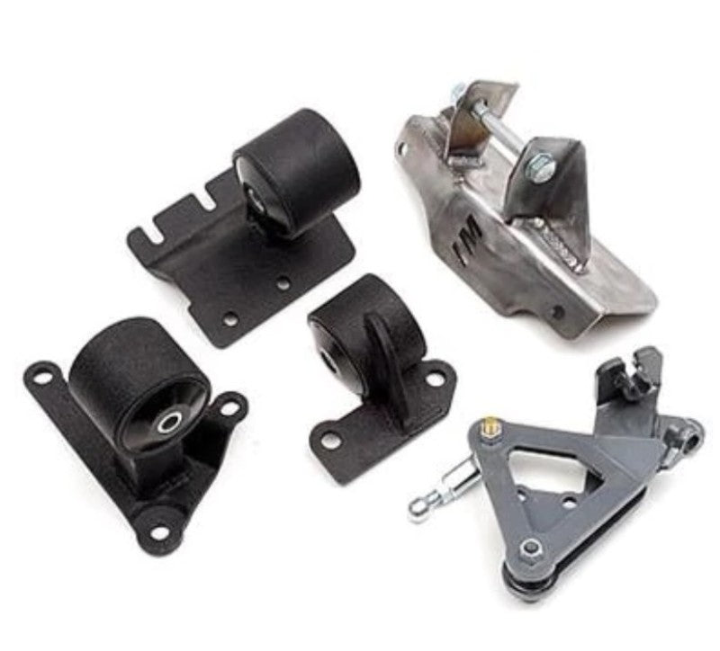 Innovative 88-91 Civic H-Series Black Steel Mounts 95A Bushings (Manual Hydro Actuator) Innovative 88-91 Civic H-Series Black Steel Mounts 95A Bushings (Manual Hydro Actuator)