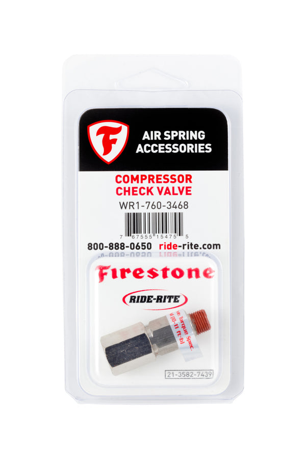 Firestone Air-Rite Air Command Compressor Check Valve 1/8NPT - 1 Pack (WR17603468) Firestone Air-Rite Air Command Compressor Check Valve 1/8NPT - 1 Pack (WR17603468)