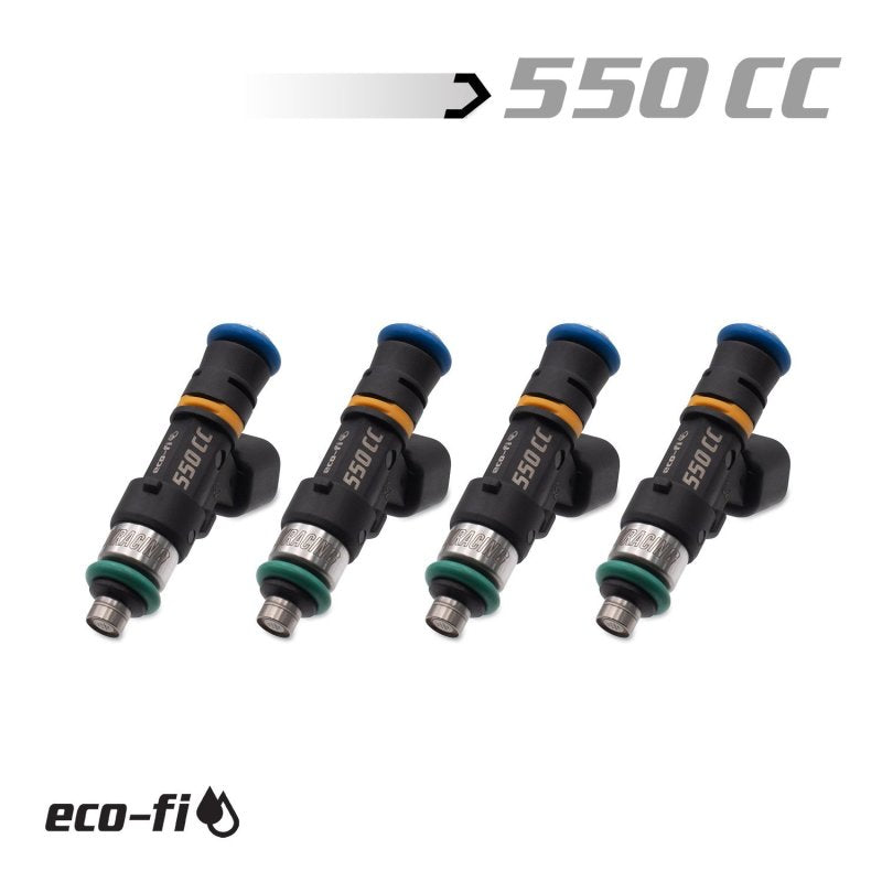 BLOX Racing Eco-Fi Street Injectors 550cc/min Honda K Series (Set of 4) BLOX Racing Eco-Fi Street Injectors 550cc/min Honda K Series (Set of 4)