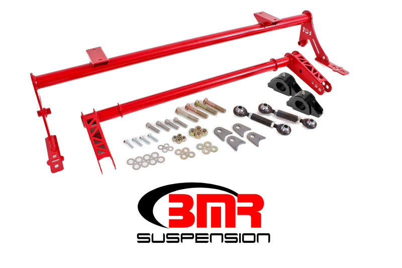 BMR 05-14 S197 Mustang Rear Bolt-On Hollow 35mm Xtreme Anti-Roll Bar Kit (Delrin) - Red BMR 05-14 S197 Mustang Rear Bolt-On Hollow 35mm Xtreme Anti-Roll Bar Kit (Delrin) - Red