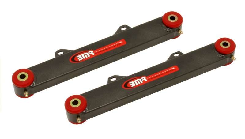 BMR 10-15 5th Gen Camaro Rear Non-Adj. Toe Rods (Polyurethane) - Black Hammertone BMR 10-15 5th Gen Camaro Rear Non-Adj. Toe Rods (Polyurethane) - Black Hammertone