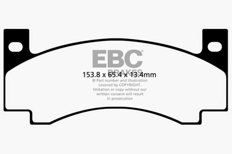 EBC 71-72 Amc Ambassador 4.2 Greenstuff Front Brake Pads EBC 71-72 Amc Ambassador 4.2 Greenstuff Front Brake Pads