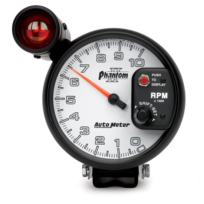 Autometer 5 inch Pedestal Mount 10000 RPM Shift-Lite Tachometer Autometer 5 inch Pedestal Mount 10000 RPM Shift-Lite Tachometer