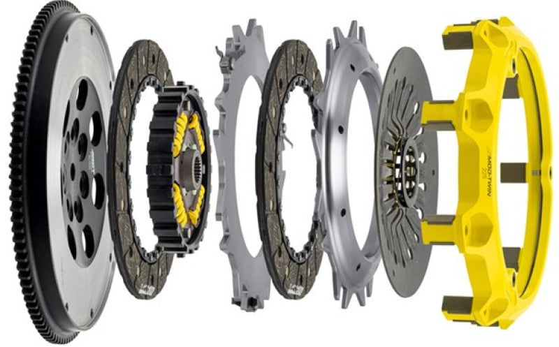 ACT EVO 10 5-Speed Only Mod Twin HD Street Kit Sprung Mono-Drive Hub Torque Capacity 700ft/lbs ACT EVO 10 5-Speed Only Mod Twin HD Street Kit Sprung Mono-Drive Hub Torque Capacity 700ft/lbs