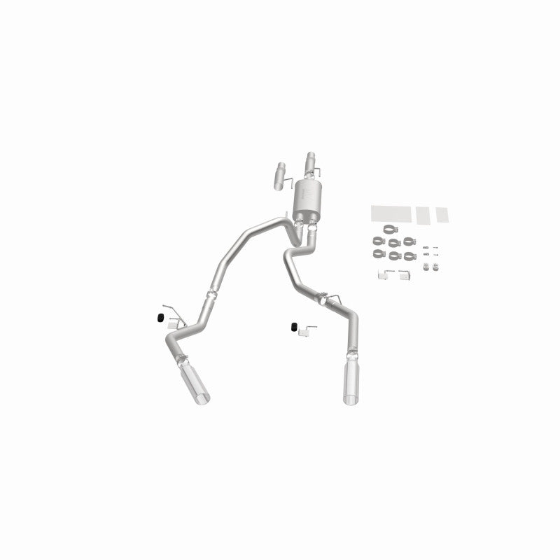 MagnaFlow 11 Ford F-150 3.7L/5.0L/6.2L SS Catback Exhaust Dual Split Rear Exit w/ 3.5in SS Tips MagnaFlow 11 Ford F-150 3.7L/5.0L/6.2L SS Catback Exhaust Dual Split Rear Exit w/ 3.5in SS Tips