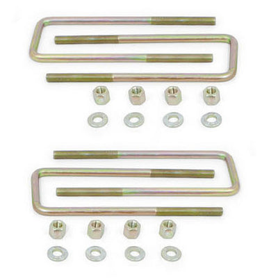 MaxTrac 09-18 Ford F-150 2WD Rear U-Bolts for 2in Lift Blocks - Square - Set of 4