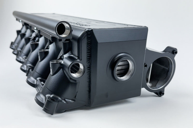 CSF Gen 2 B58 Race X Charge-Air-Cooler Manifold - Thermal Black Finish CSF Gen 2 B58 Race X Charge-Air-Cooler Manifold - Thermal Black Finish