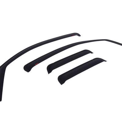 EGR 02-08 Dodge F/S Pickup Quad Cab In-Channel Window Visors - Set of 4 - Matte