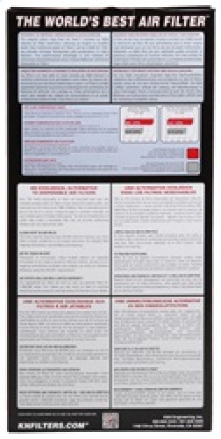 K&N Replacement Air Filter AIR FILTER, JEEP CHEROKEE, COMANCHE, WAGONEER 2.5L/4.0L 87-95 K&N Replacement Air Filter AIR FILTER, JEEP CHEROKEE, COMANCHE, WAGONEER 2.5L/4.0L 87-95