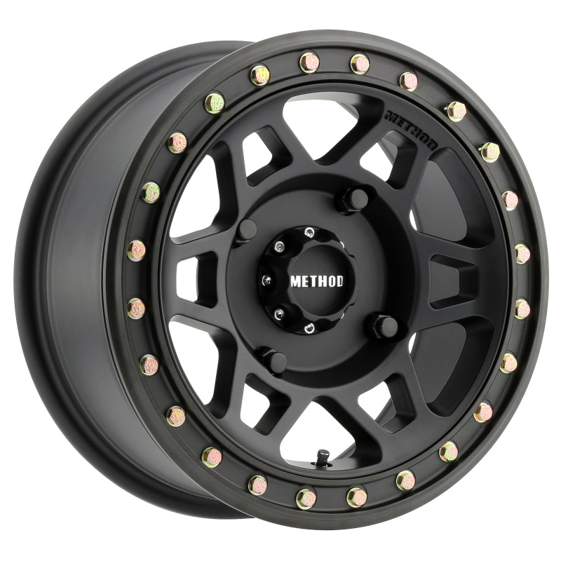 Method MR405 UTV Beadlock 15x7 / 5+2/38mm Offset / 4x156 / 132mm CB Matte Black Wheel Method MR405 UTV Beadlock 15x7 / 5+2/38mm Offset / 4x156 / 132mm CB Matte Black Wheel