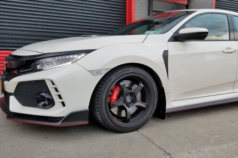 Rally Armor 17-22 Honda Civic Type R Red UR Mud Flap w/White Logo Rally Armor 17-22 Honda Civic Type R Red UR Mud Flap w/White Logo