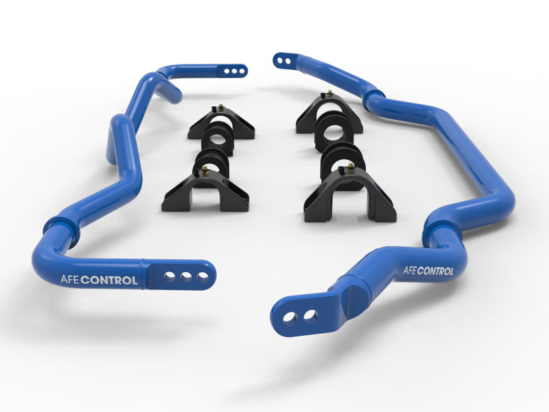 aFe 09-20 Nissan 370Z V6-3.7L Front and Rear Control Sway Bar Set - Blue aFe 09-20 Nissan 370Z V6-3.7L Front and Rear Control Sway Bar Set - Blue