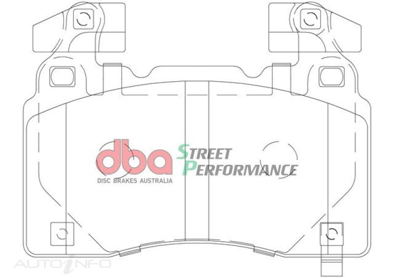 DBA 13-17 Holden VE/VF SSV Brembo (Rectangle Weight) Front SP Performance Brake Pads DBA 13-17 Holden VE/VF SSV Brembo (Rectangle Weight) Front SP Performance Brake Pads