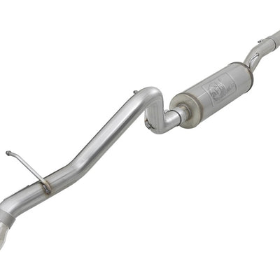 aFe MACH Force-Xp 2.5in 409SS Hi-Tuck Cat-Back Exhaust w/Polished Tip 07+ Jeep Wrangler JK 3.6L/3.8L