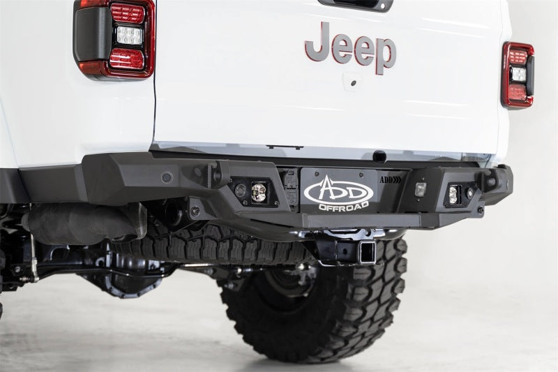 Addictive Desert Designs 2020 Jeep Gladiator JT Stealth Fighter Rear Bumper Addictive Desert Designs 2020 Jeep Gladiator JT Stealth Fighter Rear Bumper