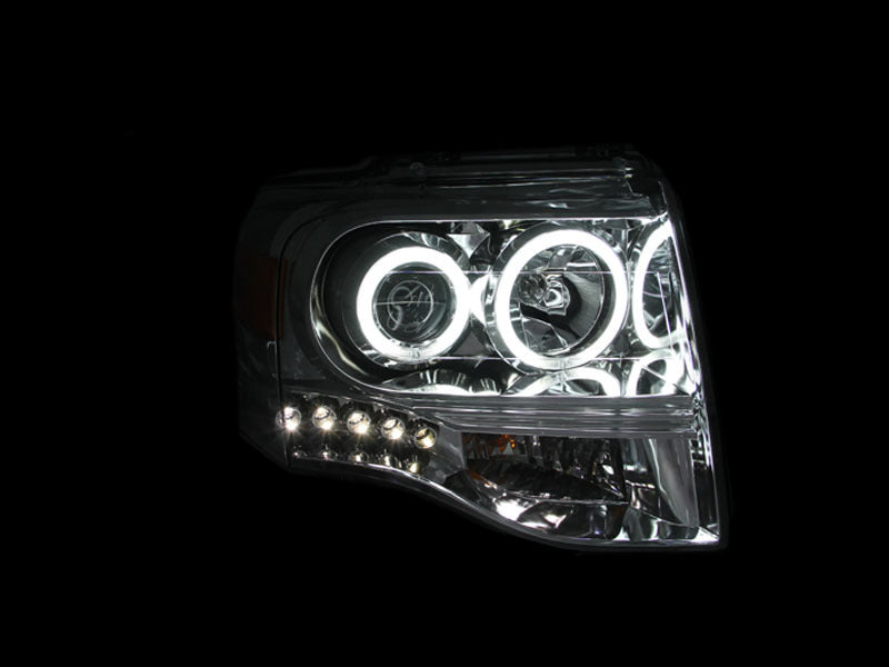 ANZO 2007-2014 Ford Expedition Projector Headlights Chrome ANZO 2007-2014 Ford Expedition Projector Headlights Chrome