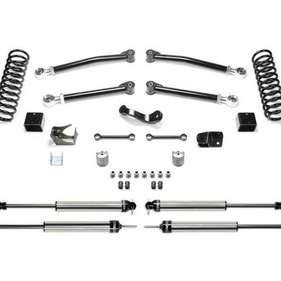 Fabtech 07-18 Jeep JK 2-Door 3in Trail w/Dlss Shks