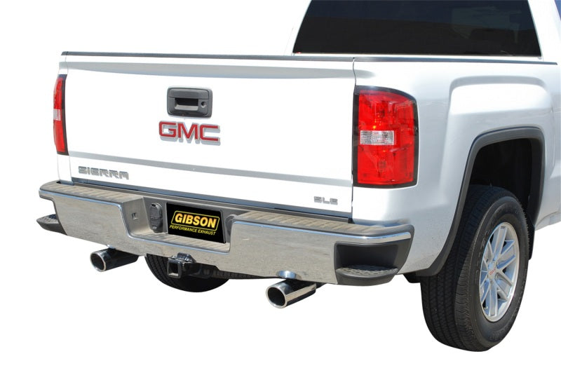 Gibson 15-18 Chevrolet Silverado 1500 LS 5.3L 3in/2.25in Cat-Back Dual Split Exhaust - Aluminized Gibson 15-18 Chevrolet Silverado 1500 LS 5.3L 3in/2.25in Cat-Back Dual Split Exhaust - Aluminized