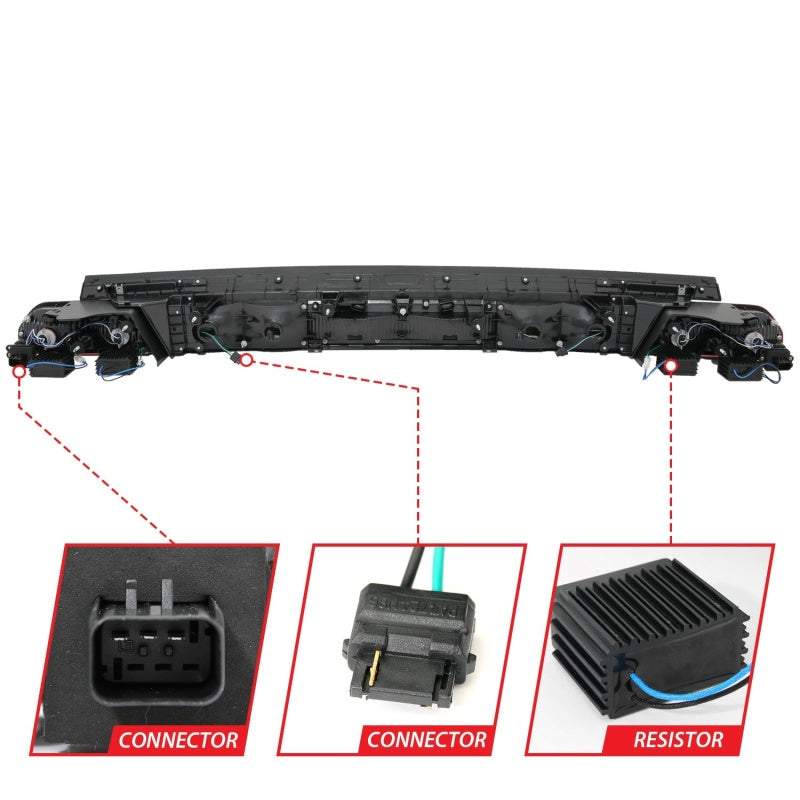 ANZO 08-10 Dodge Challenger LED Taillights - Red/Clear w/Sequential Turn Signal ANZO 08-10 Dodge Challenger LED Taillights - Red/Clear w/Sequential Turn Signal