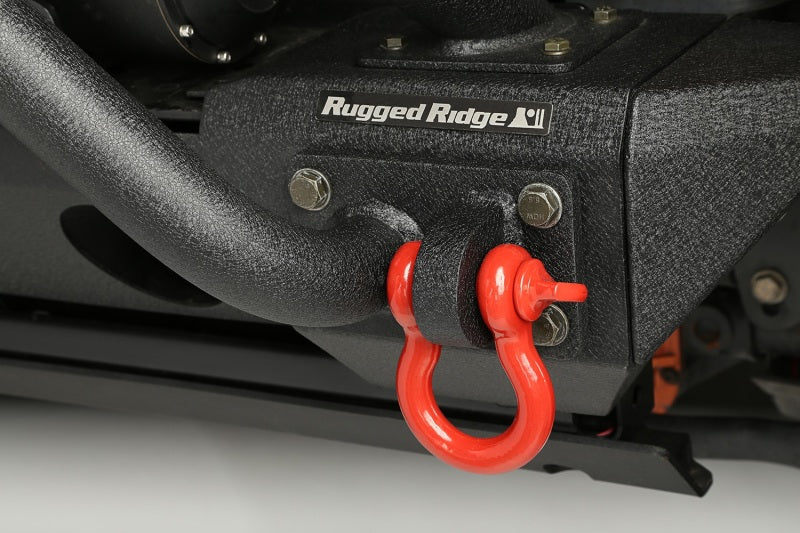 Rugged Ridge Red 3/4in D-Shackles Rugged Ridge Red 3/4in D-Shackles